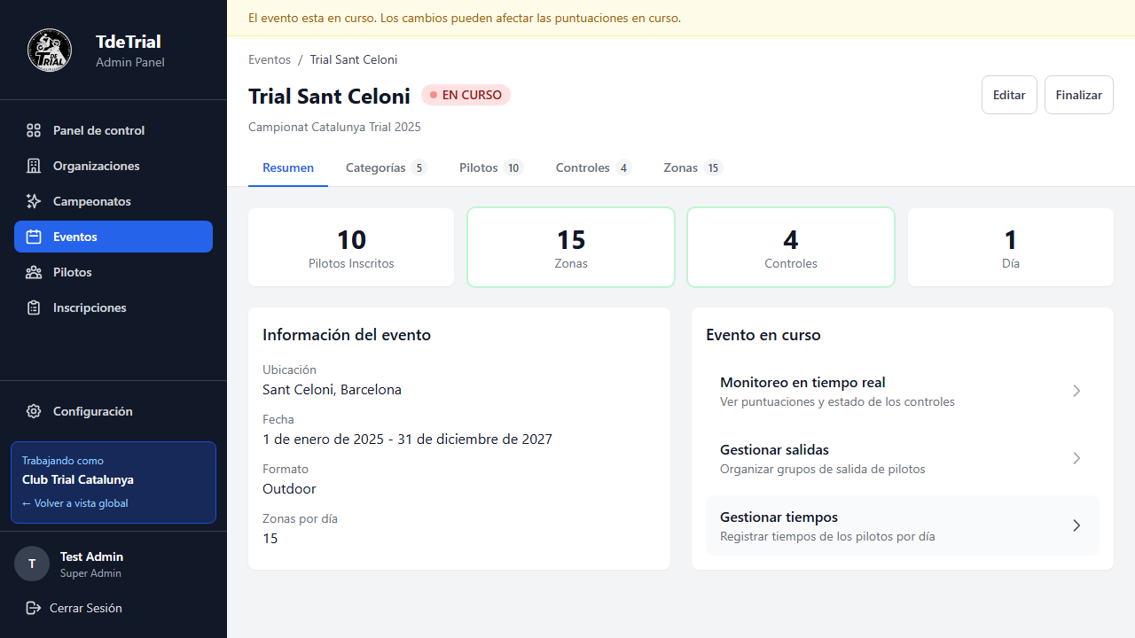 Todo tu evento, bajo control